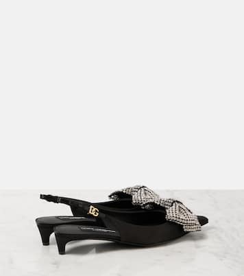 Escarpins en satin à ornements | Dolce&Gabbana