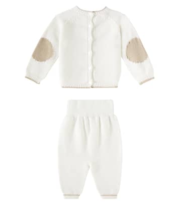 Baby Mirlo virgin wool sweater and pants set | La Coqueta