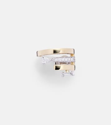 Boucle d'oreille unique Whisper Ear en or 18 ct et diamants | Yeprem
