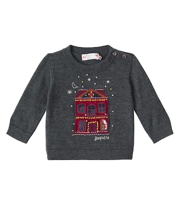 Bébé – Pull Almire brodé en laine | Bonpoint