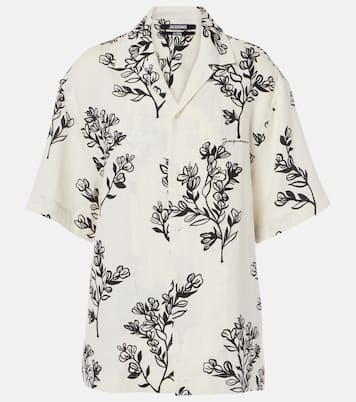 Chemise Jean en lin à fleurs | Jacquemus