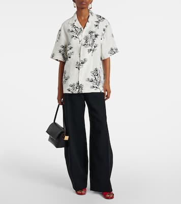 Chemise Jean en lin à fleurs | Jacquemus