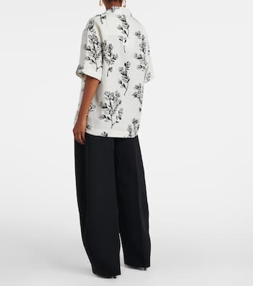Chemise Jean en lin à fleurs | Jacquemus