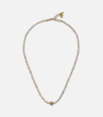 Infinite 18kt gold necklace with opal | Suzanne Kalan