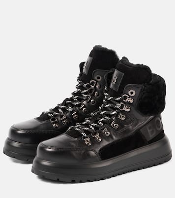 Stivaletti in pelle con shearling | Bogner