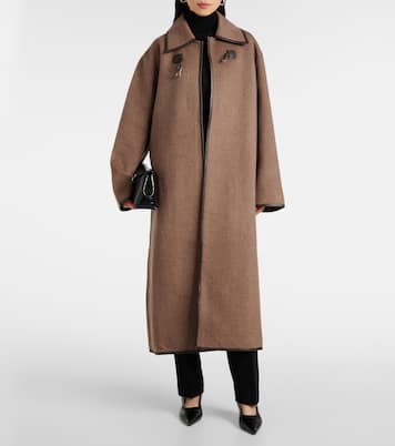 Double clasp wool coat | Toteme