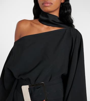 One-Shoulder-Robe Taylor aus Cady | Taller Marmo