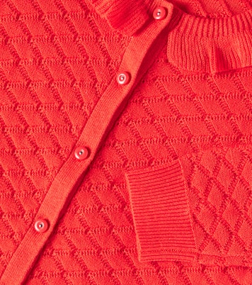 Cardigan Emy in misto cotone e lino | Bonpoint