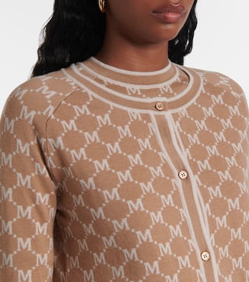 Tivoli intarsia wool and cashmere cardigan  | 'S Max Mara