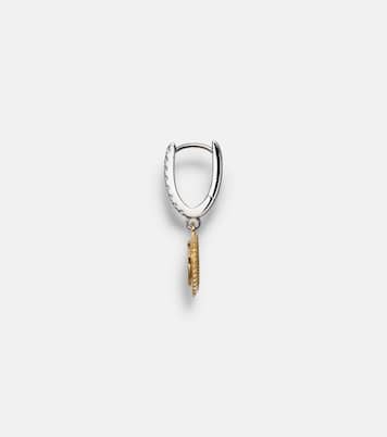Boucle d'oreille unique Strength Mini en or 18 ct et diamants | FoundRae