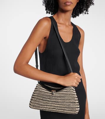 Clutch T-Lock Small de piel | Toteme