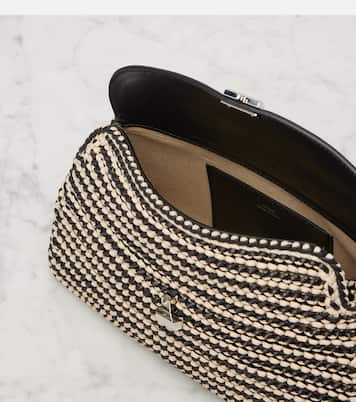 Clutch T-Lock Small de piel | Toteme