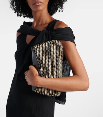 Clutch T-Lock Small de piel | Toteme