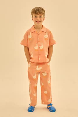 Camicia in cotone con stampa | Jellymallow
