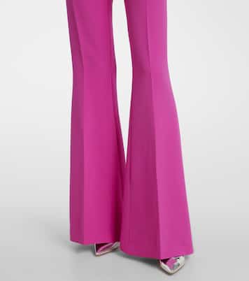 Pantaloni flared a vita alta | Safiyaa