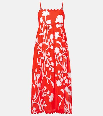 Abito midi in cotone con stampa | Juliet Dunn
