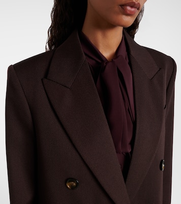 Wool twill coat | Stella McCartney