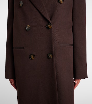 Wool twill coat | Stella McCartney