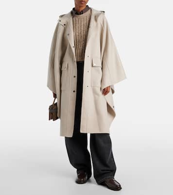 Hooded cashmere coat | Brunello Cucinelli