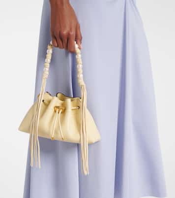 Cinch Small embellished leather tote bag | Jimmy Choo