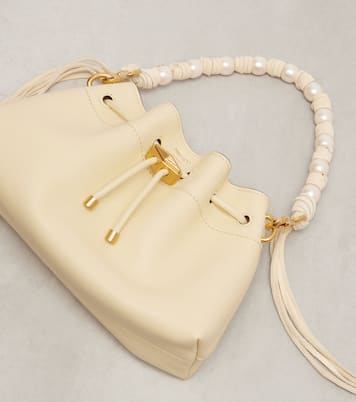 Cinch Small embellished leather tote bag | Jimmy Choo