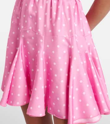 Polka-dot silk twill minidress | Rodarte