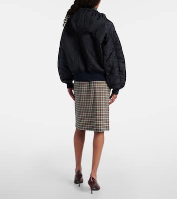 Hooded quilted jacket  | Prada