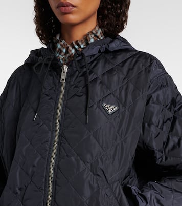 Hooded quilted jacket  | Prada