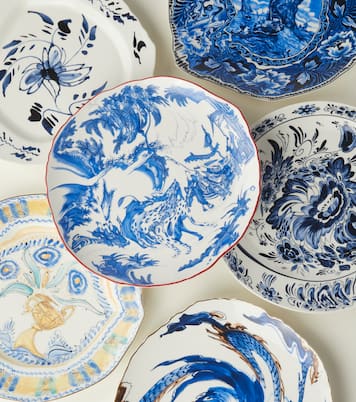 x Diesel Living Classics on Acid Imari Dragon dinner plate | Seletti