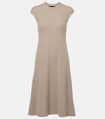 Ribbed-knit cashmere midi dress | Loro Piana