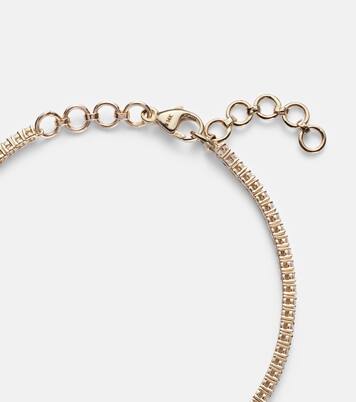 14kt gold bracelet with diamonds | Stone and Strand