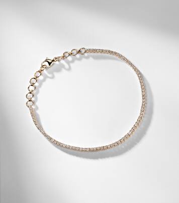 14kt gold bracelet with diamonds | Stone and Strand