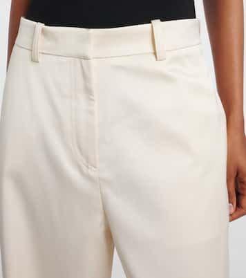 High-rise chintz wide-leg pants | Toteme