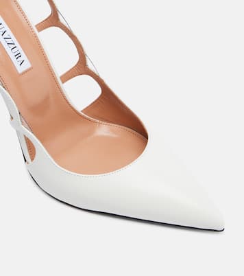 Endless Love leather slingback pumps | Aquazzura