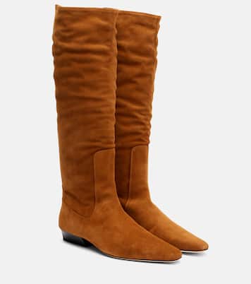 Stiefel Wally aus Veloursleder | Staud
