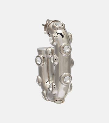 Crystal-embellished hoop earrings | Rabanne