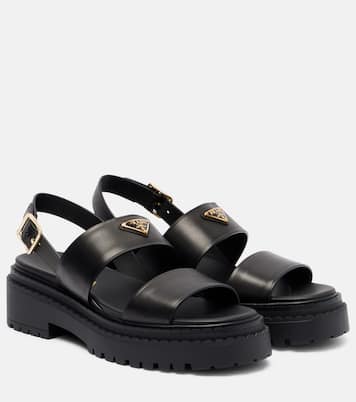 Sandalen aus Leder | Prada