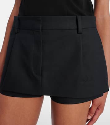 Cotton satin skort | Acne Studios