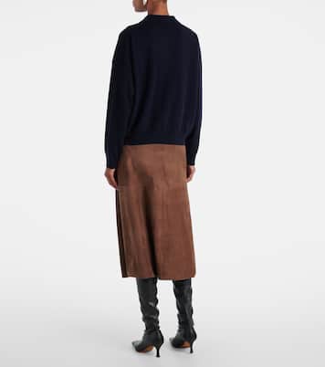 Wool and cashmere polo sweater | Jardin des Orangers