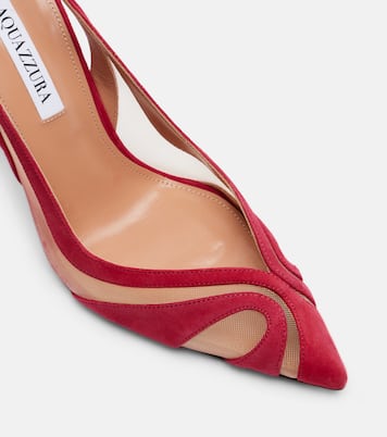 Lune Sling 105 slingback pumps | Aquazzura