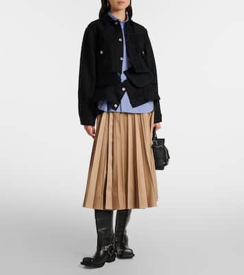 Giacca di jeans in cotone a strati | Sacai