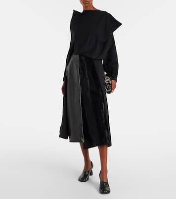High-rise wool-blend maxi skirt | Junya Watanabe