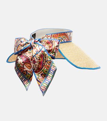 Visera de paja con logo | Etro