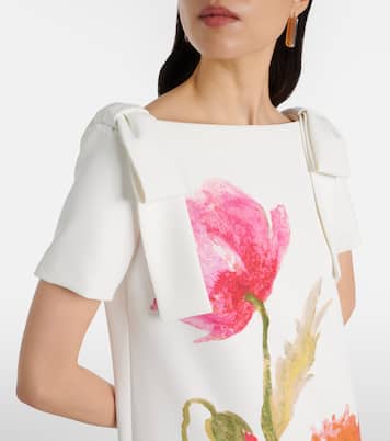 Bow-detail floral gown | Carolina Herrera