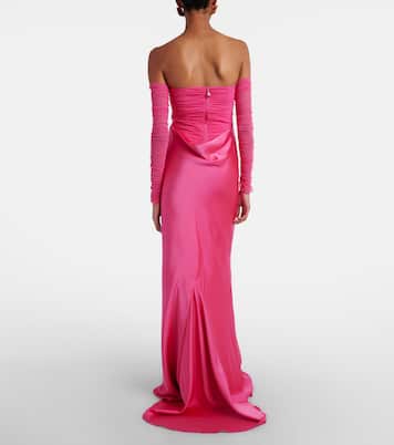 Draped ruched gown | Rotate