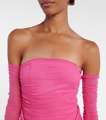 Draped ruched gown | Rotate