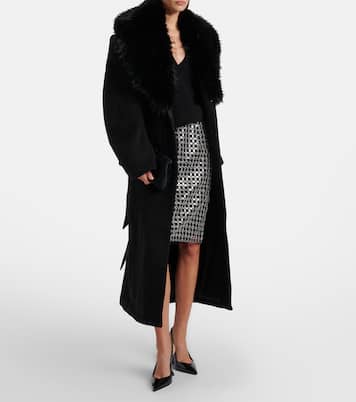 Belted wool coat | Rotate