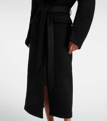 Belted wool coat | Rotate
