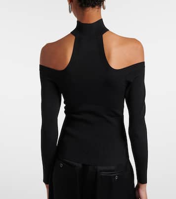 Lila ribbed-knit off-shoulder top | Simkhai