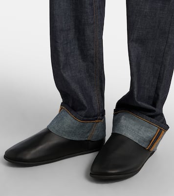 Big Boot leather slip-on shoes | Christen